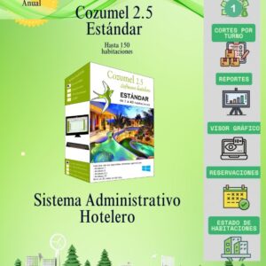 cozumel 2.5 estándar hasta 150 habitaciones